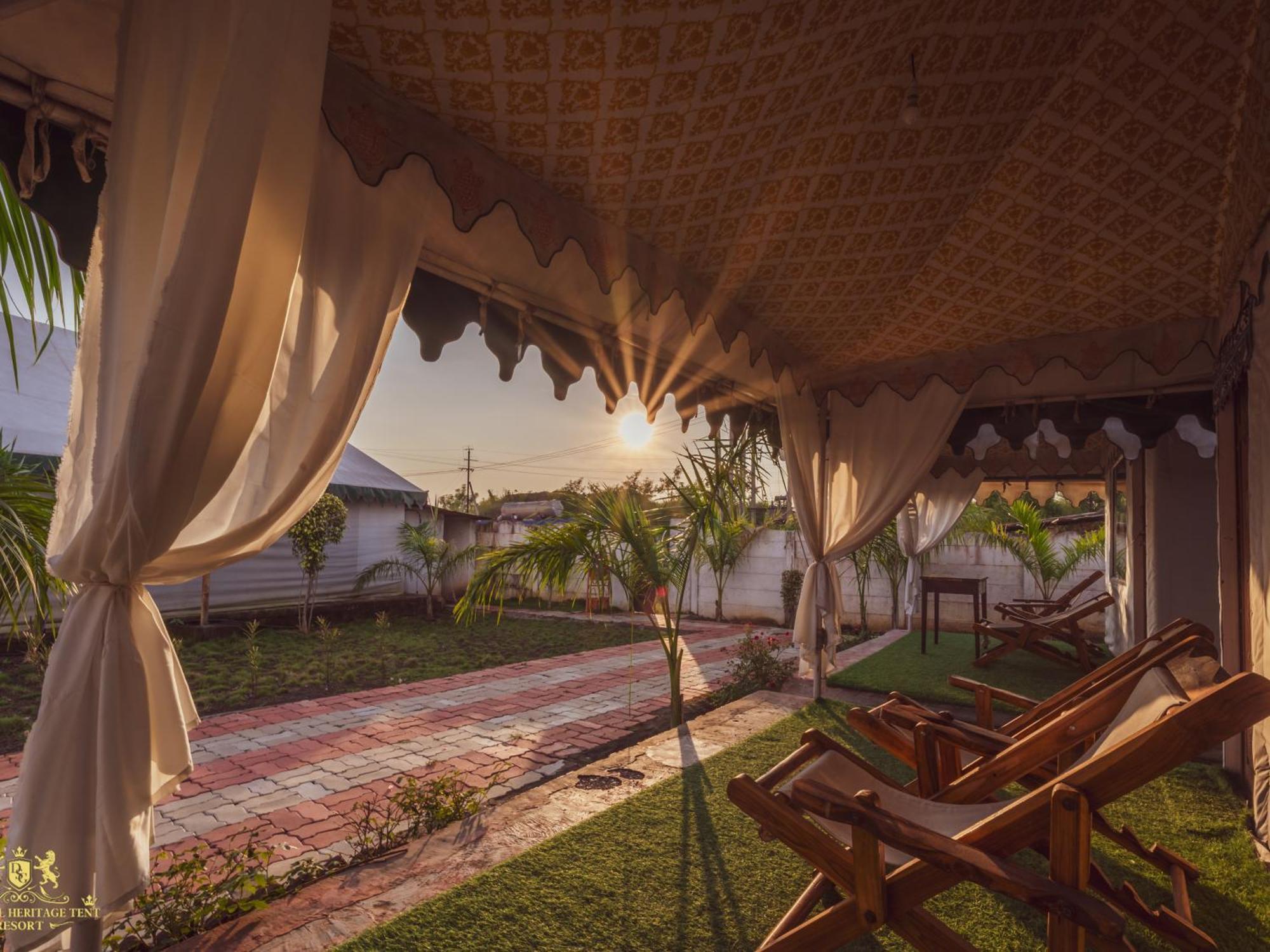 The Royal Heritage Tent Resort- Statue Of Unity Kevadia المظهر الخارجي الصورة