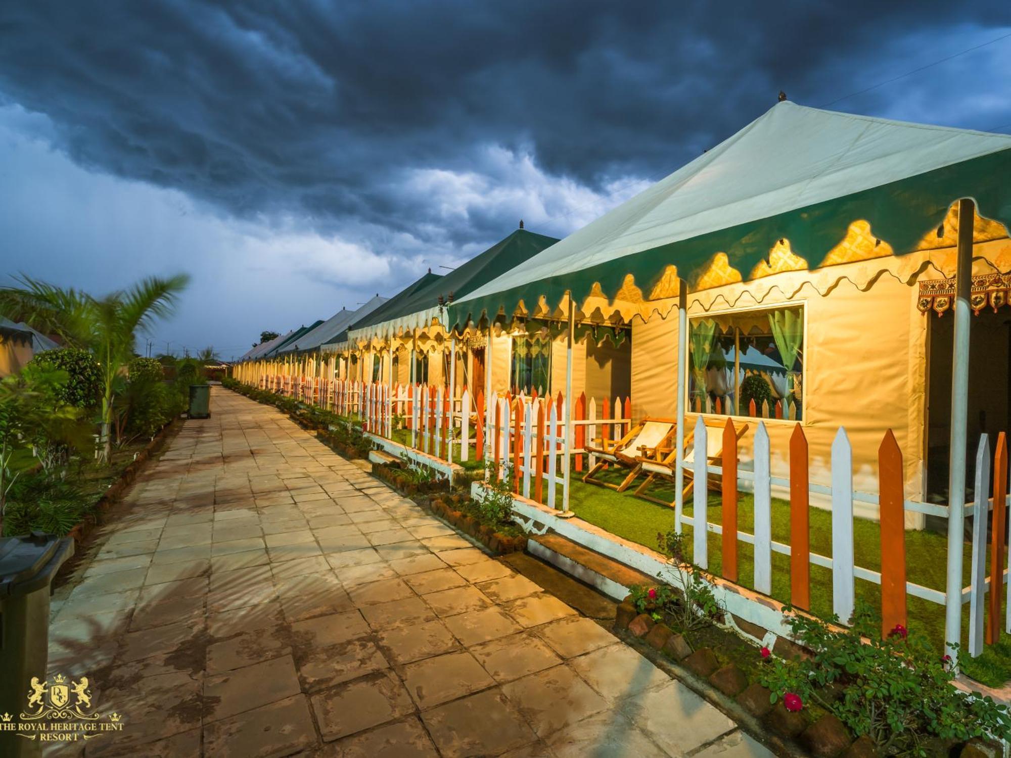 The Royal Heritage Tent Resort- Statue Of Unity Kevadia المظهر الخارجي الصورة